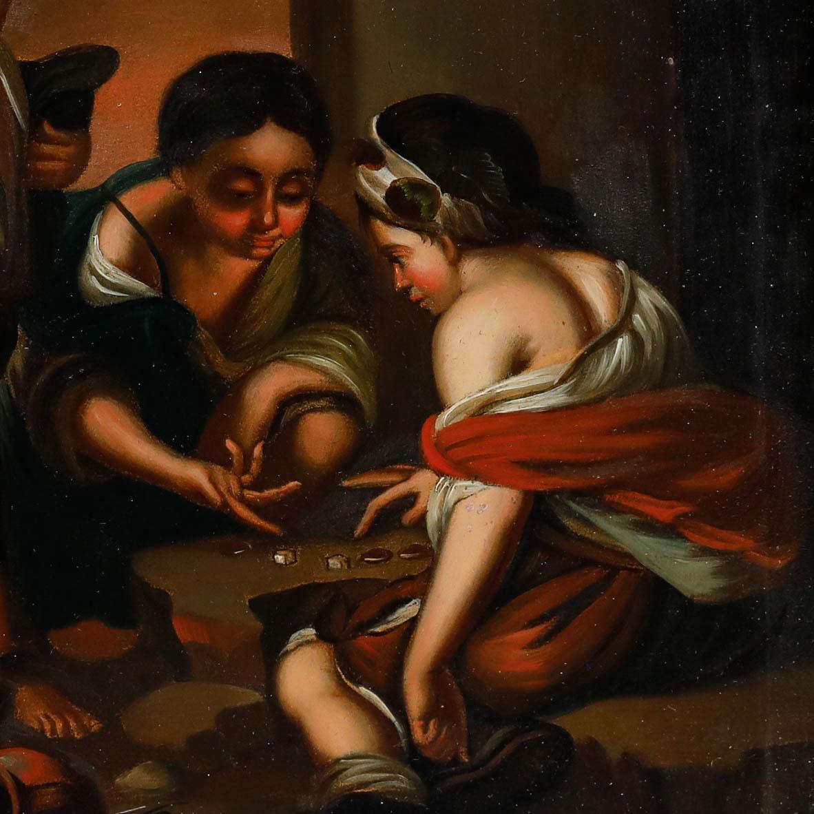 After Bartolomé Esteban Murillo (1617–1682) - Oil, Beggar Boys Playing Dice For Sale 1