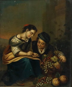 After Bartolome Esteban Murillo (1618-1682) - Oil, The Little Fruit Seller