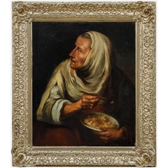 Nach Bartolome Esteban Murillo (1618-1682) - Öl, Urchin, der eine alte Frau verspottet