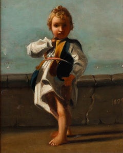 After Bartolomeo Schedoni - 1879 Oil, Detail from the Charity of Saint Elizabeth