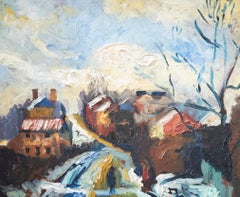 After Camille Pissarro - Early 20th Century Oil, Fox Hill, Upper Norwood