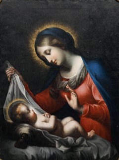 After Carlo Dolci (1616-1686) - 19th Century Oil, Madonna and Child