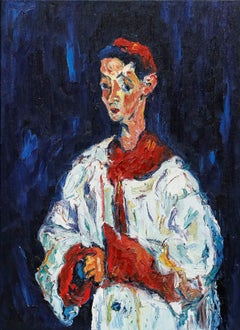 After Chaïm Soutine (1894-1943) - Framed Contemporary Oil, Altar Boy