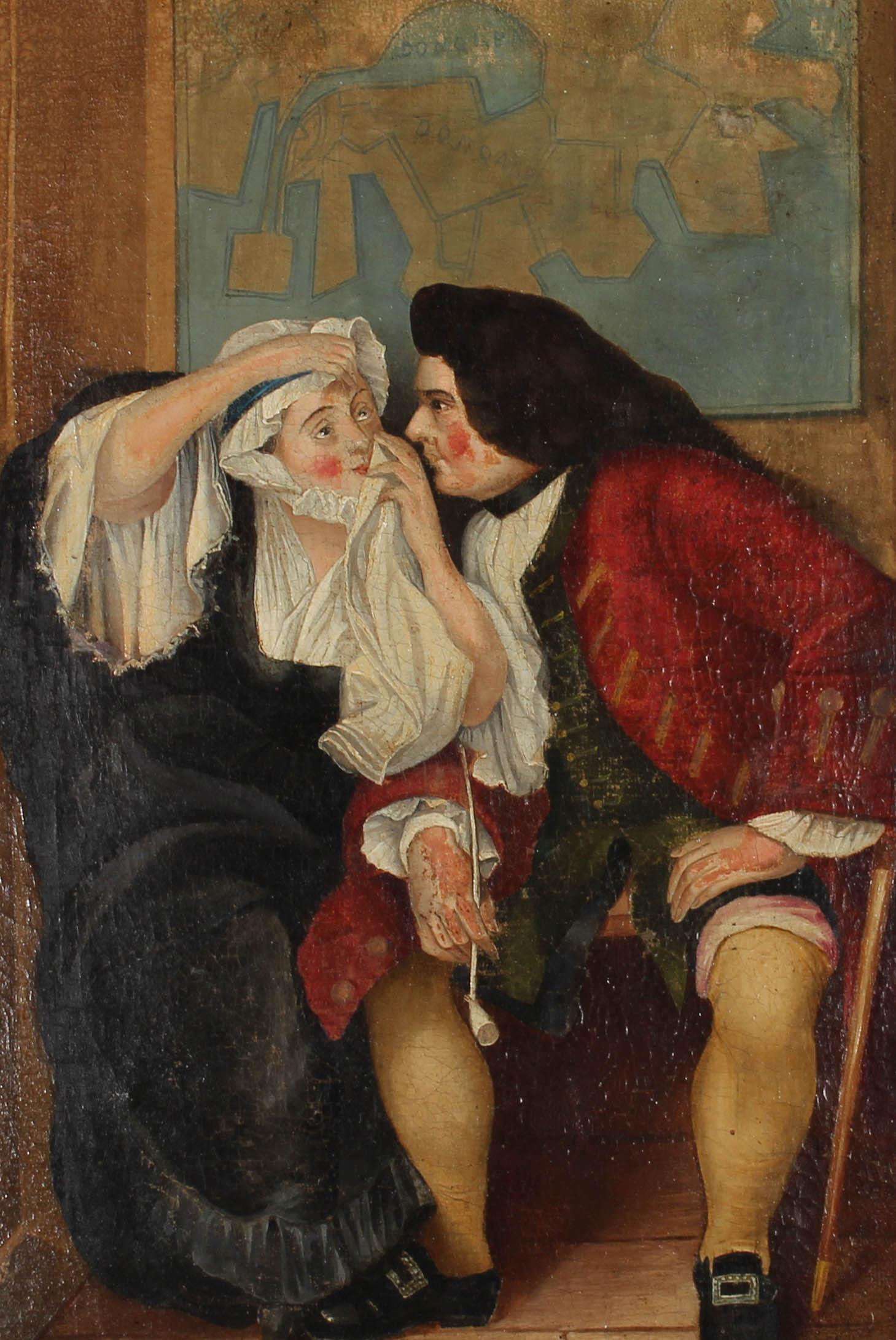 After Charles Robert Leslie (1794-1859) - Late 19th Century Oil, Widow Wadman - Painting by Unknown