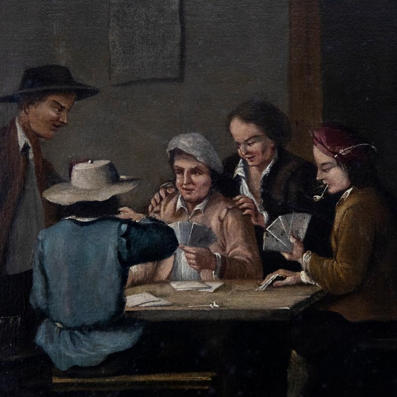 After David Teniers the Younger (1610-1690) - 19th Century Oil, Tavern Scene For Sale 1