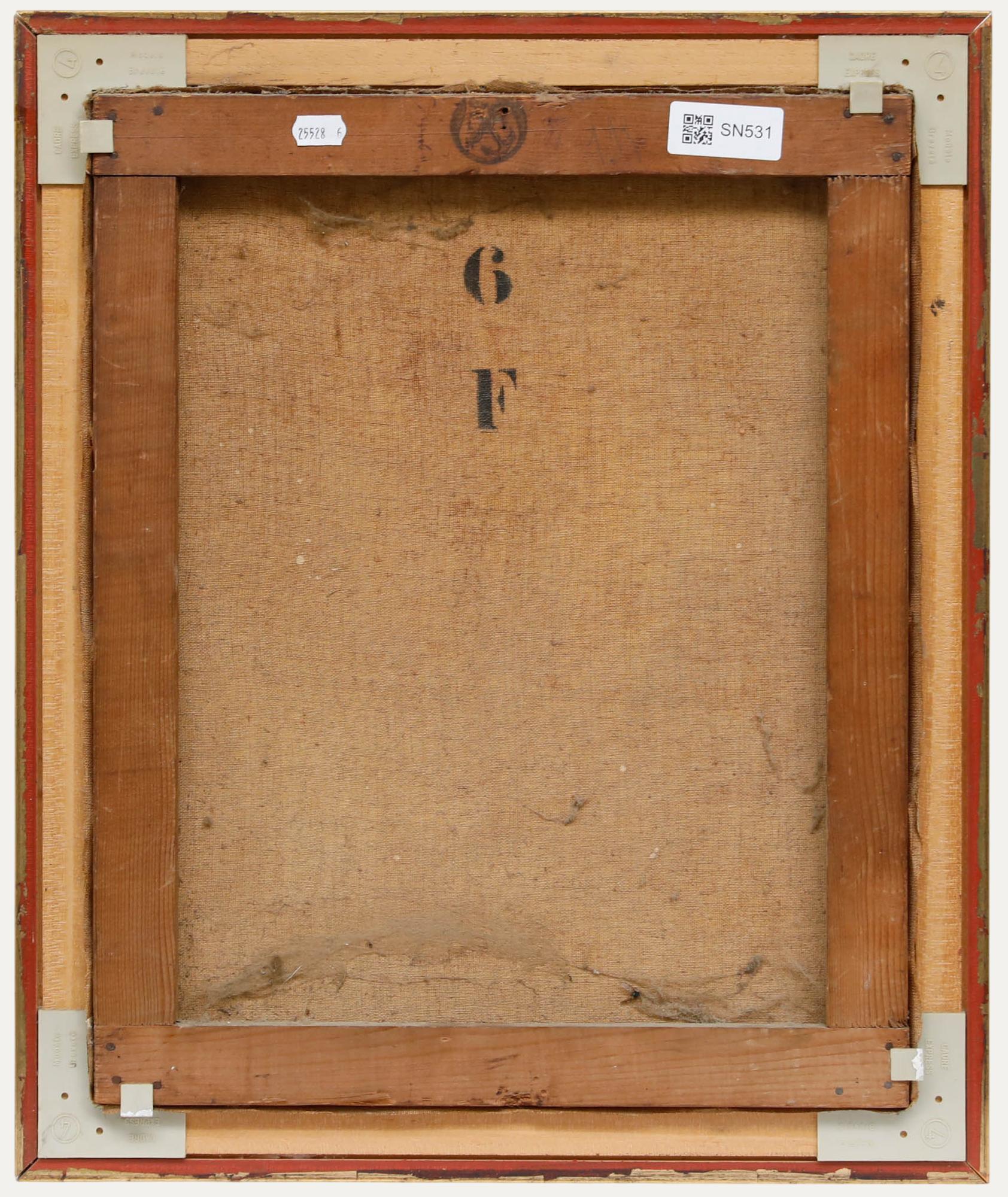 Nach Ferdinand Bol – Ölgemälde, Porträt eines Mathematikers, 19. Jahrhundert (Schwarz), Portrait Painting, von Unknown