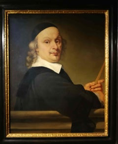 After Ferdinand Bol Dutch Flemish Portrait Mathematician 19th century
