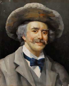 After Frank Bramley RA (1857-1915) - 20th Century Oil, The Beaver Hat