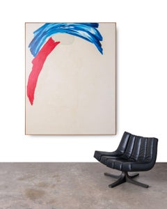 After Friedel Dzubas "Arch" 1962 Abstract Acrylic Painting on Canvas