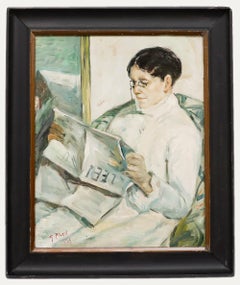 Nach Georges Picard (1857-1946) - Zeitgenössisches Öl, The Reader