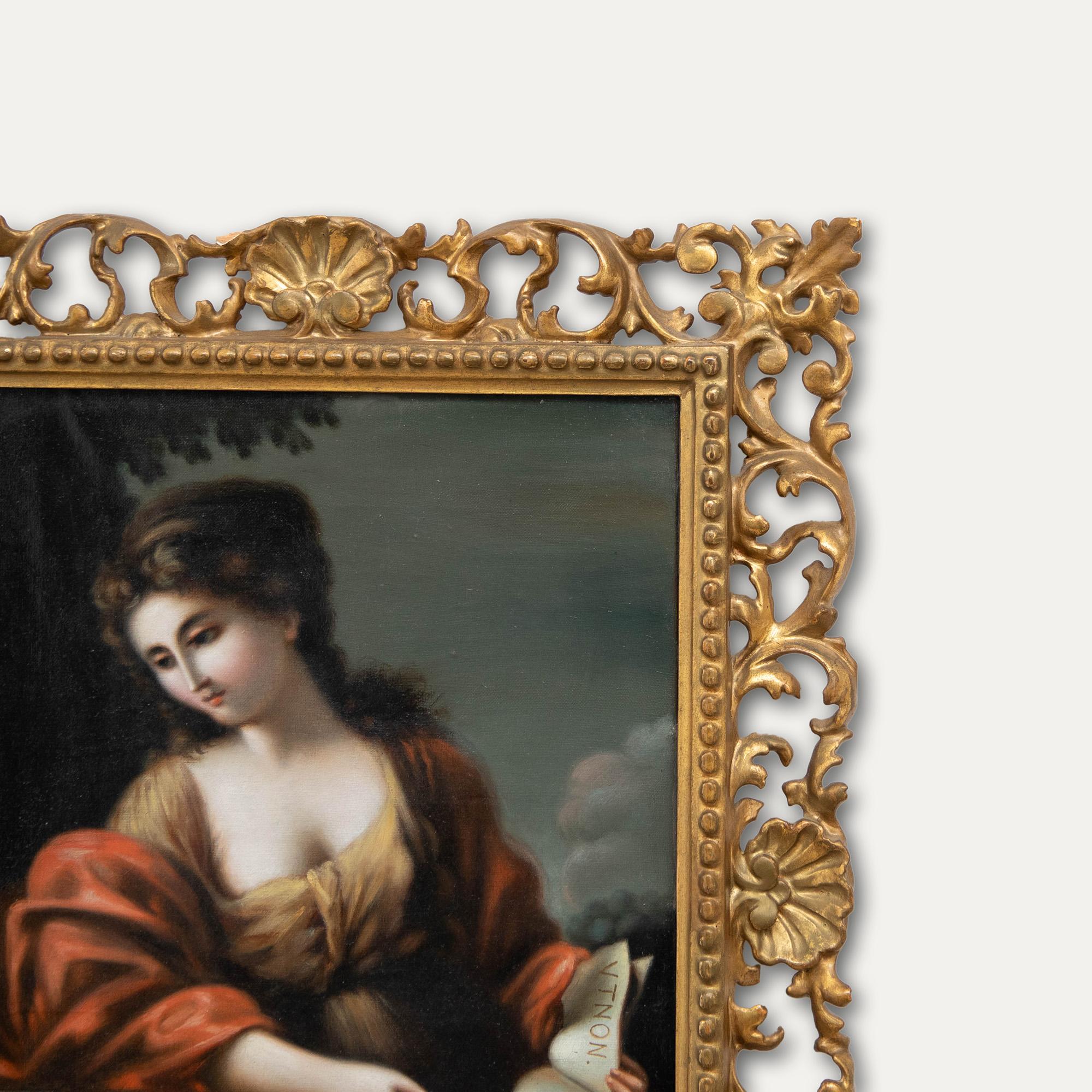 After Giovanni Francesco Romanelli - 19th Century Oil, The Cumean Sybil 1