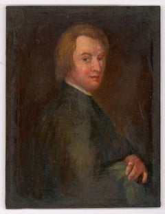 After Godfrey Kneller  - 19th Century Oil, Portrait of John Dryden