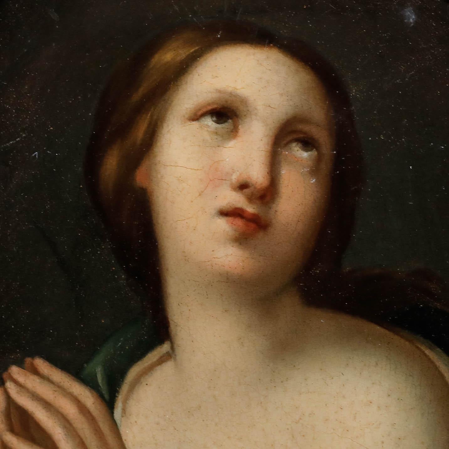 (After) Guido Reni (1575-1642) - Óleo del siglo XIX, María Magdalena en oración en venta 1