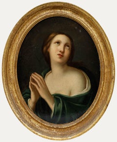 (After) Guido Reni (1575-1642) - Óleo del siglo XIX, María Magdalena en oración