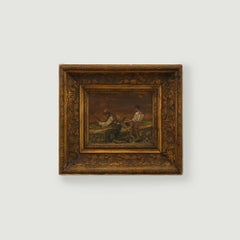 After Gustave Courbet (1819-1877) - Mid 20th Century Oil, The StoneBreakers