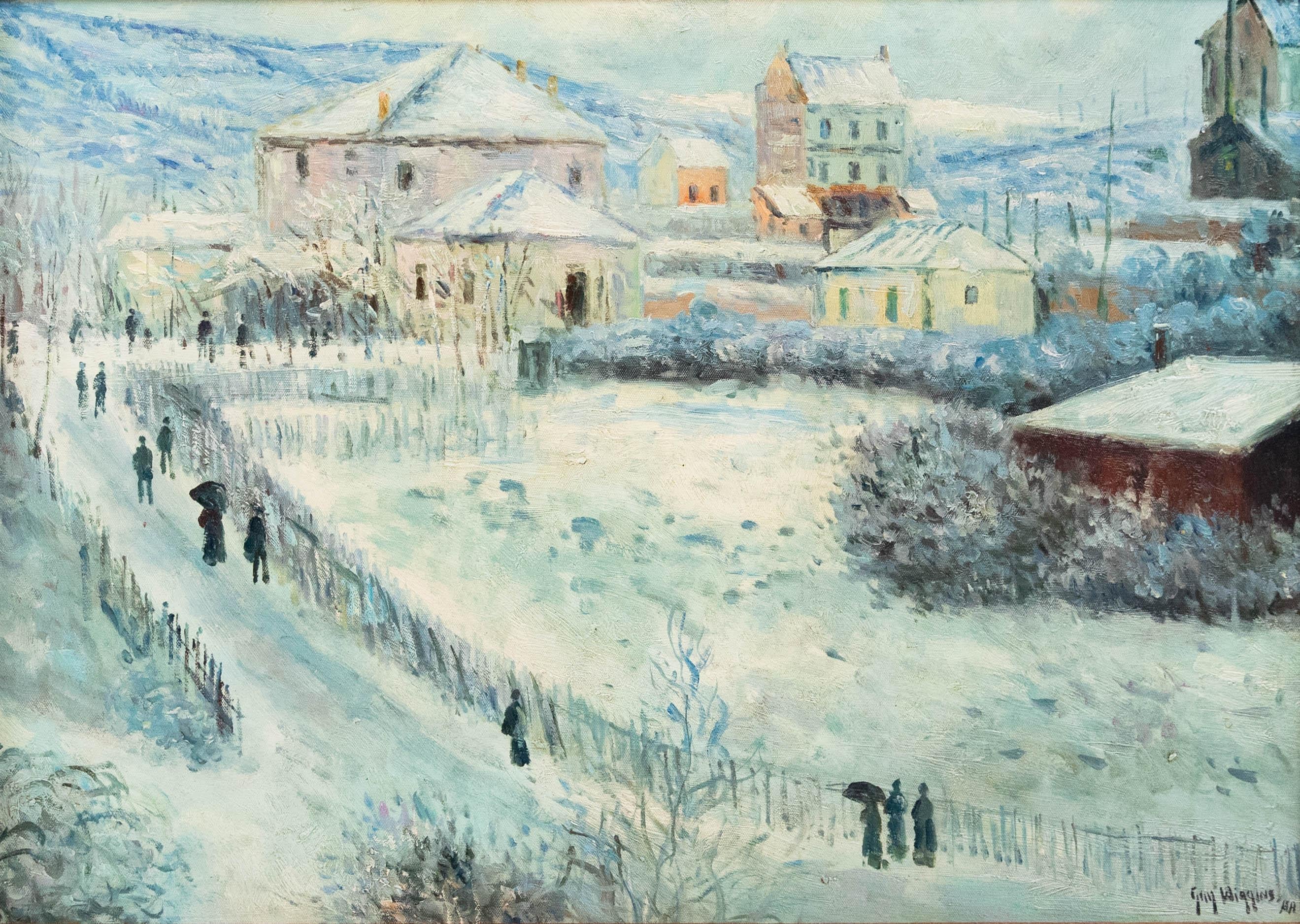 Dopo Guy Wiggins  - Olio del 20° secolo, A Winter Morning - Painting di Unknown