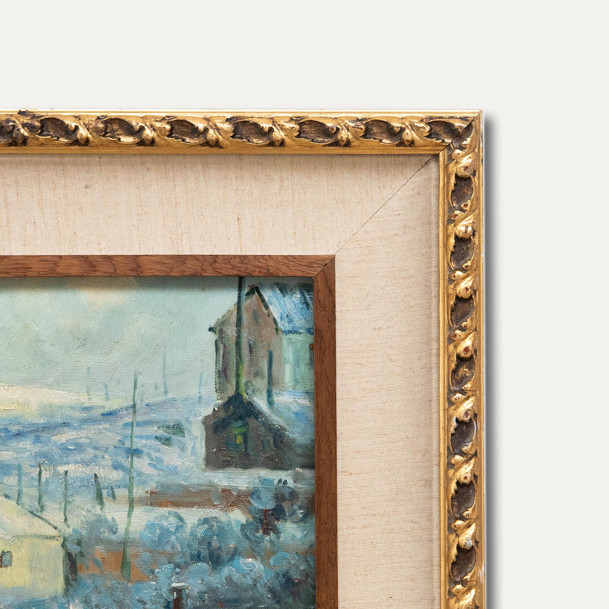 Dopo Guy Wiggins  - Olio del 20° secolo, A Winter Morning 1