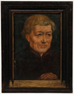 After Hans Memling (1430-1494) - 19th Century Oil, Portrait of an Old Man