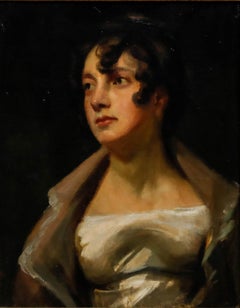 After Henry Raeburn (1756-1823) - Oil, Portrait of Mrs William Urquhart