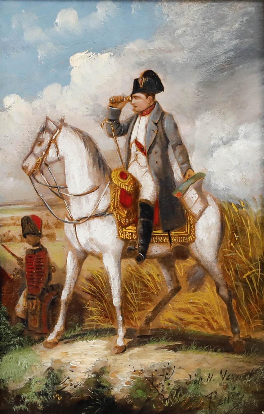 D'après Horace Vernet (1789-1863) - Huile du début du 20e siècle, La bataille de Wagram - Painting de Unknown