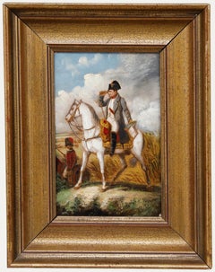 Nach Horace Vernet (1789-1863) - Anfang des 20. Jahrhunderts Öl, Die Schlacht von Wagram