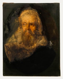 Dopo Justus Sustermans - Per il restauro Olio del XIX secolo, Galileo Galilei