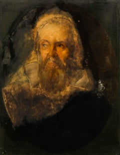After Justus Sustermans - For Restoration 19th Century Oil, Galileo Galilei
