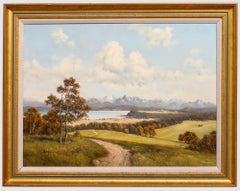 Dopo Per Ewert (1869-1894) - Olio del XX secolo, Lago di montagna