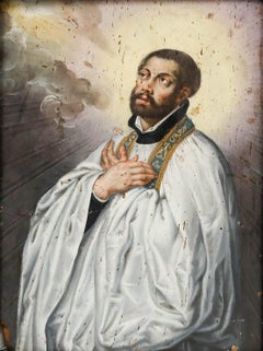 After Peter Paul Rubens (1577-1640) - 19th Century Oil, Saint Francis Xavier