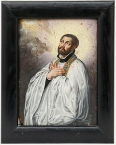 After Peter Paul Rubens (1577-1640) - 19th Century Oil, Saint Francis Xavier