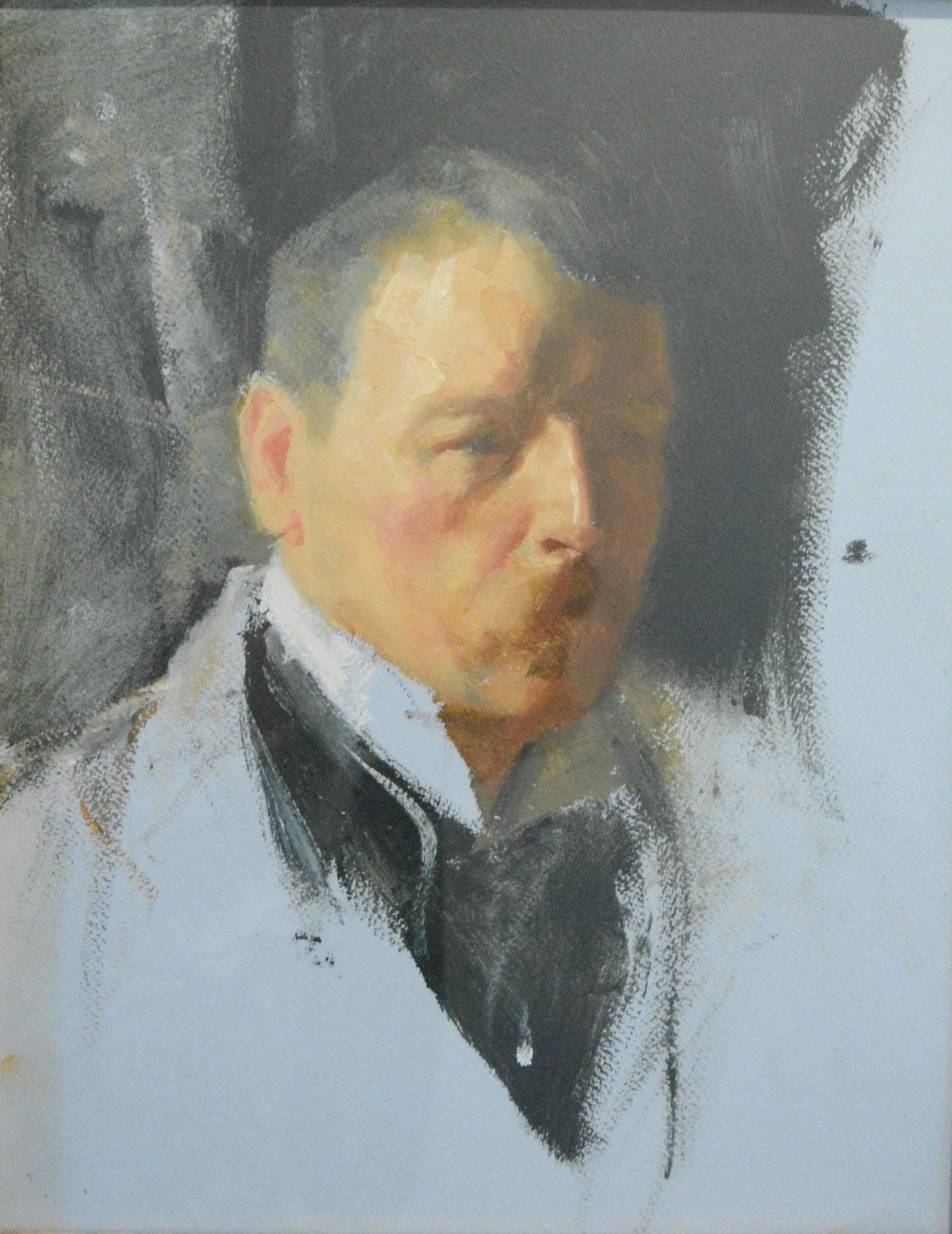 Self-Porträt von Anders Zorn – Painting von Unknown