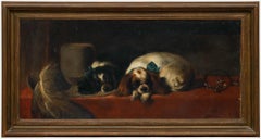 After Sir Edwin Henry Landseer  - Early 20th Century Oil, King Charles Spaniels