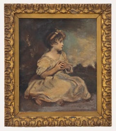 After Joshua Reynolds (1723-1792) - Olio del XX secolo, L'età dell'innocenza