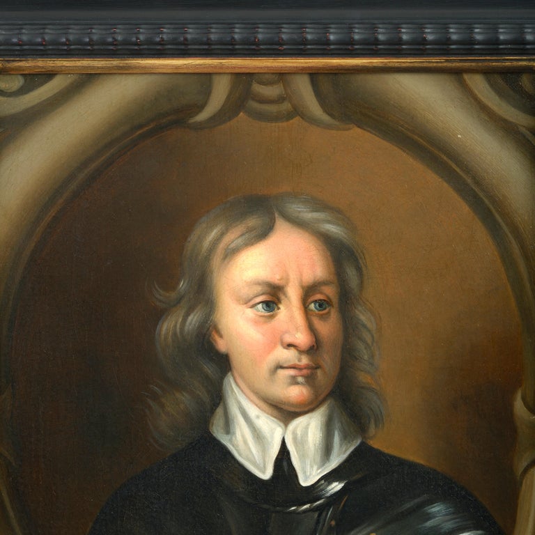 After Sir Peter Lely, 18th Century Portrait of Oliver Cromwell - Baroque Art by Unknown