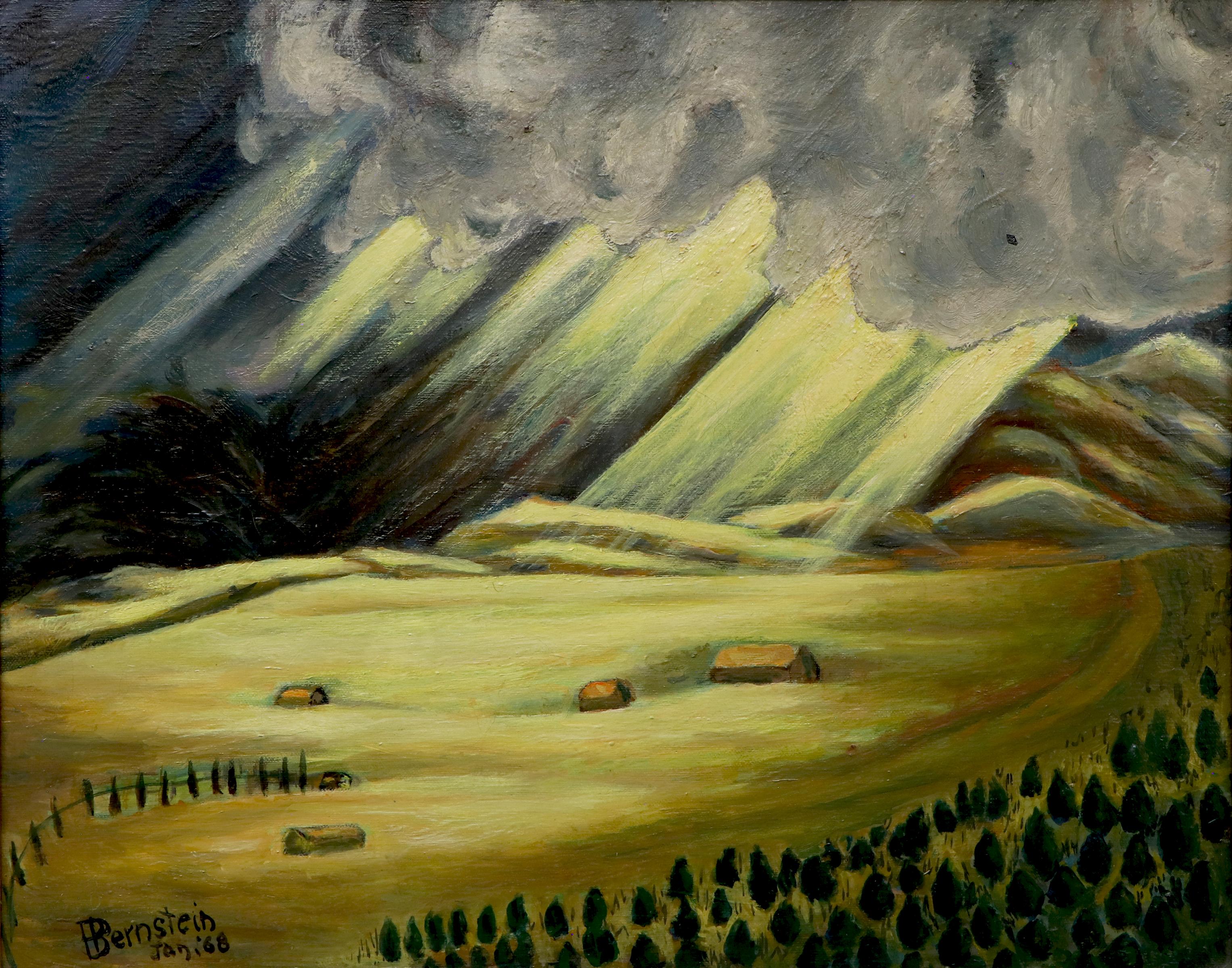 Después de la Tormenta, Rancho Valle de San Cristóbal, Carretera Taos-Questa (Santa Fe, Nuevo México) - Painting de Unknown