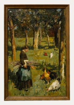 After Theodor Joseph Hagen (1842-1919) - Early 20th Century Oil, The Spinney