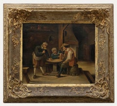 Nach Thomas van Apshoven (1622-1664) - Ölgemälde, Die Tavern, 19. Jahrhundert