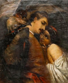 After Tranquillo Cremona (1837-1878) - Late 19th Century Oil, The Falconer