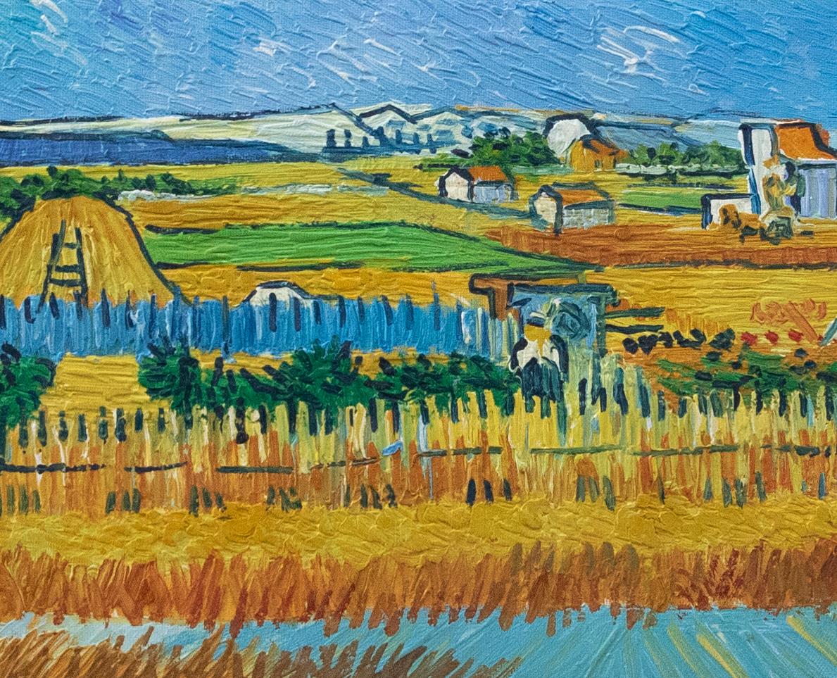 After Vincent van Gogh - Contemporary Oil, Landscape, Provence For Sale 1
