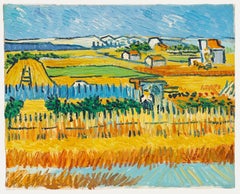 After Vincent van Gogh - Contemporary Oil, Landscape, Provence