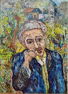 After Vincent Van Gogh’s “Dr. Gachet” by Henrico (Richio) Galvez