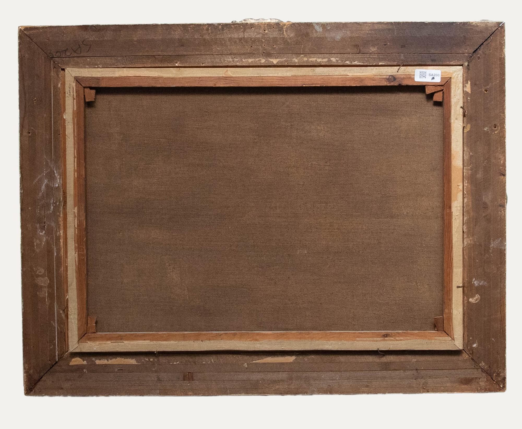 Nach Willem Johannes Burksen (1857-1935) - Öl, Montelbaanstoren (Beige), Landscape Painting, von Unknown