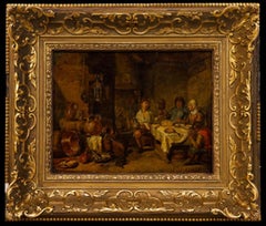 D'après Willem van Herp (1614-1677) - Huile encadrée du XIXe siècle, Le Petit Chaudron