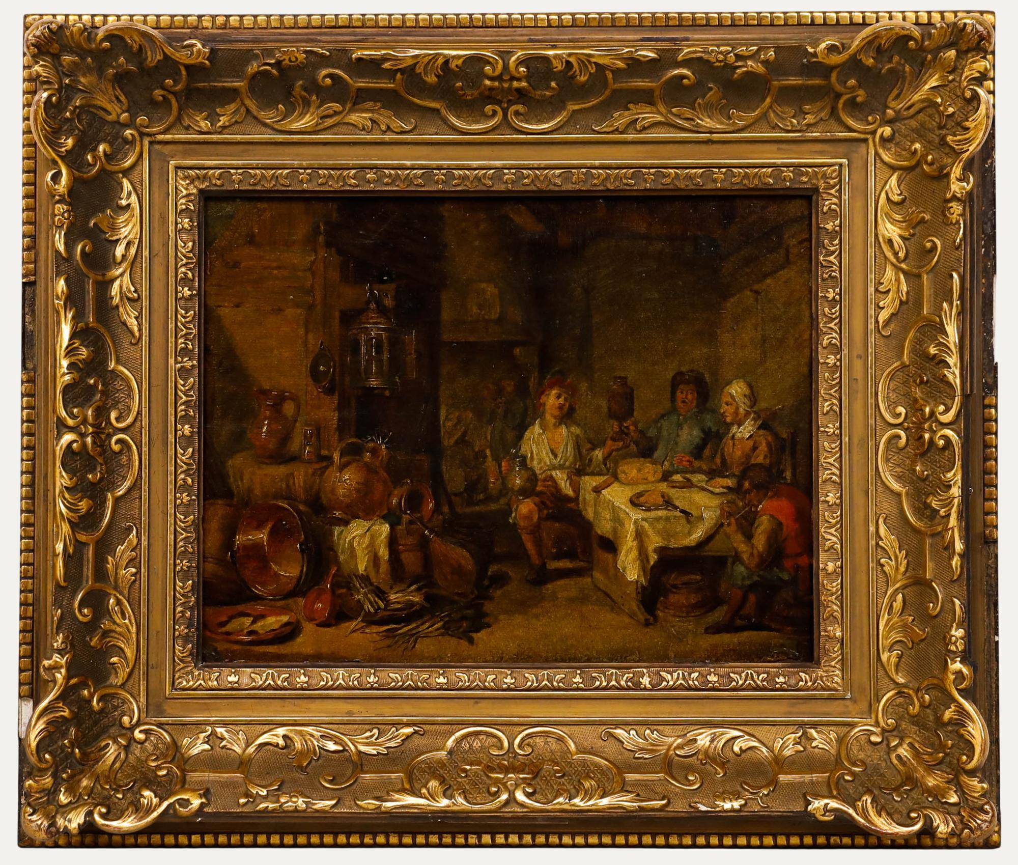 After Willem van Herp (1614-1677) - Framed 19th Century Oil, Le Petit Chaudron