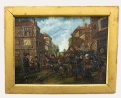 Nach William Hogarth – Ölgemälde, A Disagreement, frühes 20. Jahrhundert