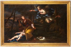 Agar y el ángel - Pintura al óleo - Finales del siglo XVII