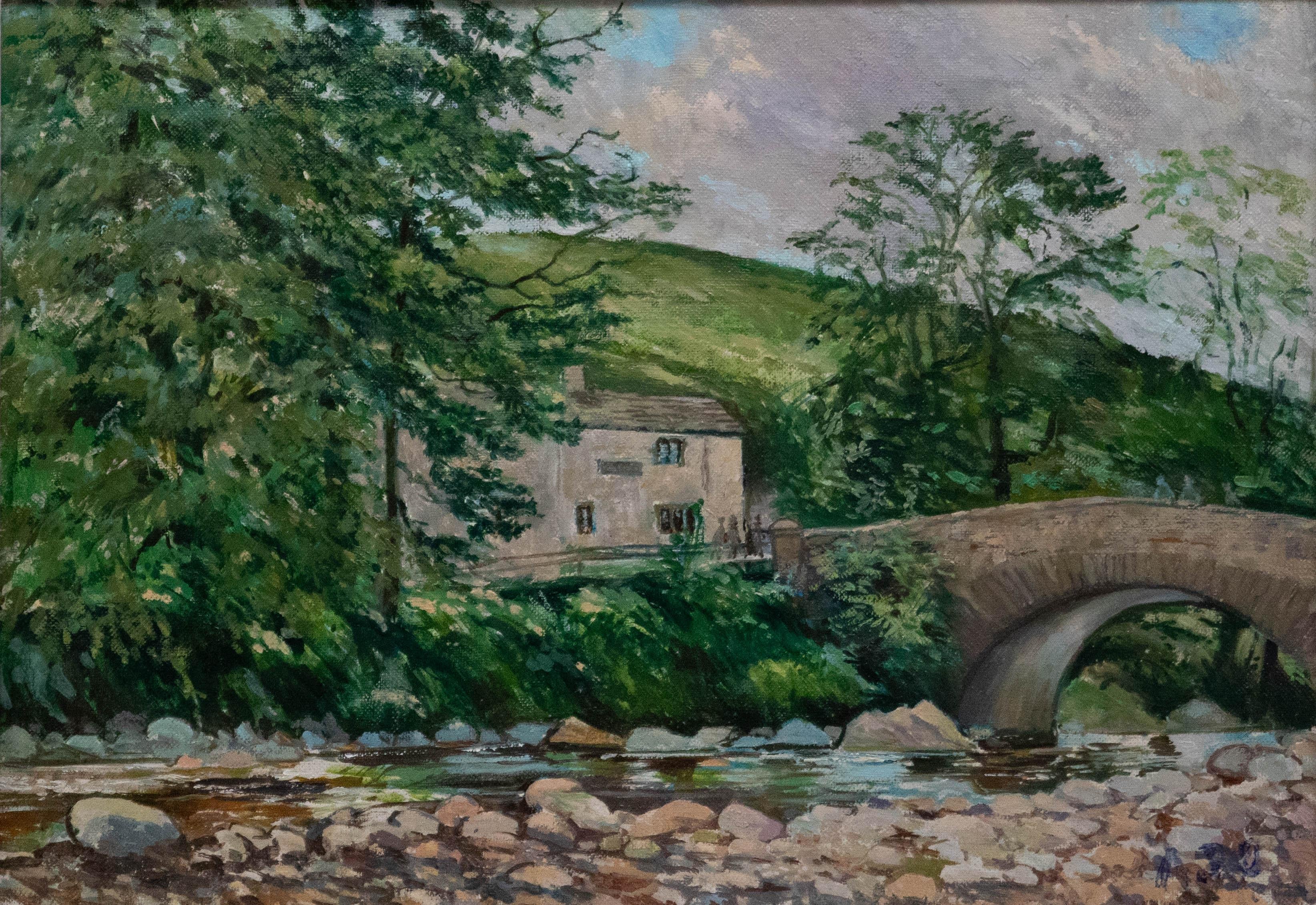 Albert B. Ogden (1928-2022) - Olio del 20° secolo, Ponte di Wary - Painting di Unknown
