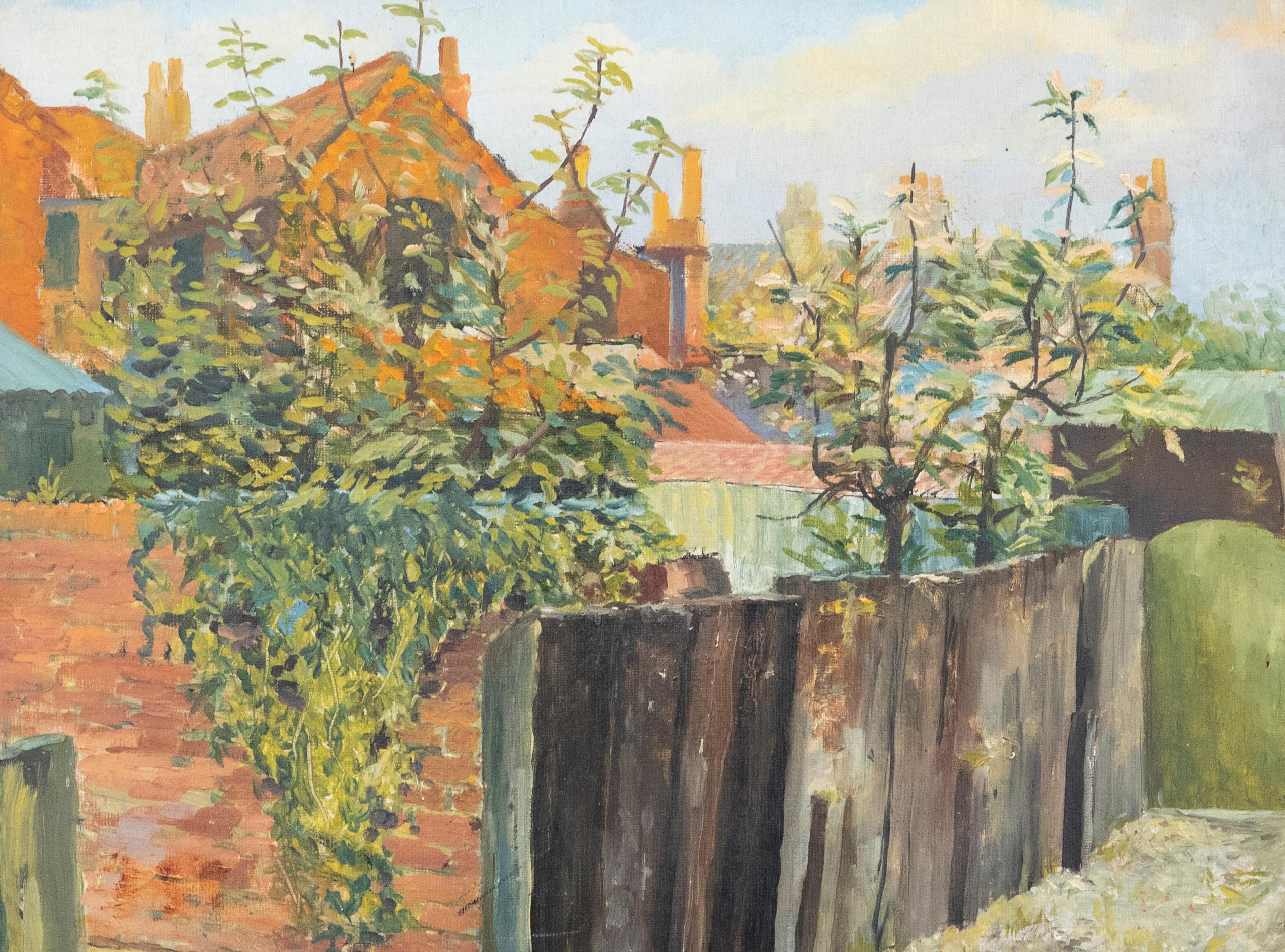 Albert B. Ogden - 20th Century Oil, Back of Mount Pleasant - Painting by Unknown