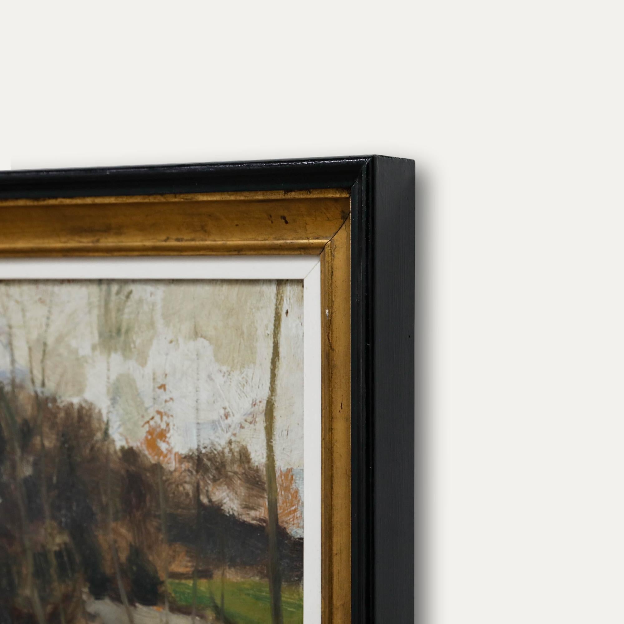 Albert Mascaux (1900-1963) - Mid 20th Century Oil, Farm Scene For Sale 1