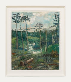 Alex Wellington - Framed Mid 20th Century Oil, Forest Landscape